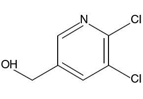 (5,6-dichloropyridin-3-yl)methanol structure, CAS 54127-30-9