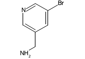 (5-bromopyridin-3-yl)methanamine structure, CAS 135124-70-8