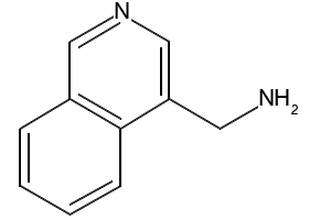 (isoquinolin-4-yl)methanamine structure, CAS 58123-56-1