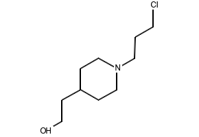 1-(1-(3-chloropropyl)piperidin-4-yl)ethanol structure, CAS 49620-32-8