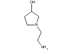 1-(2-aminoethyl)pyrrolidin-3-ol structure, CAS 857637-07-1