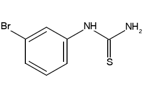1-(3-bromophenyl)thiourea structure, CAS 21327-14-0