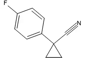 1-(4-fluorophenyl)cyclopropanecarbonitrile structure, CAS 97009-67-1