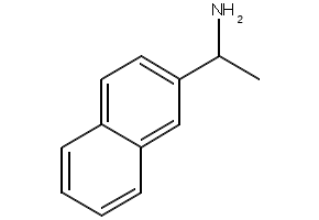 1-(naphthalen-2-yl)ethanamine structure, CAS 1201-74-7