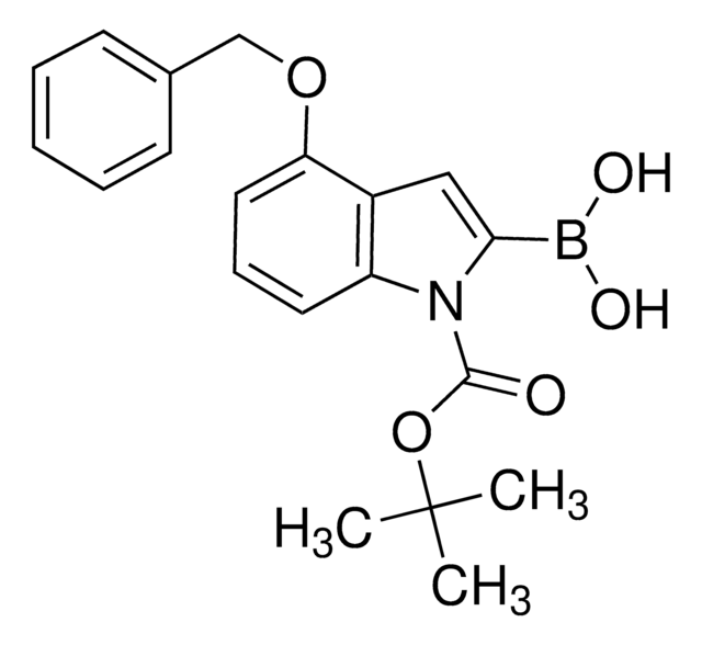1-(tert-butoxycarbonyl)-4-(benzyloxy)-1H-indol-2-yl-2-boronicacid structure, CAS 850568-52-4