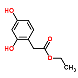 Ethyl2,4-dihydroxyphenylacetate structure, CAS 67828-62-0