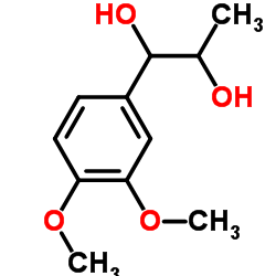 1-(3,4-Dimethoxyphenyl)propane-1,2-diol structure, CAS 20133-19-1