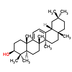 9(11),12-Oleanadien-3-ol structure, CAS 94530-87-7