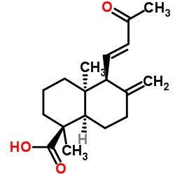 ent-14,15-Dinor-13-oxolabda-8(17),11-dien-18-oicacid structure, CAS 875585-30-1