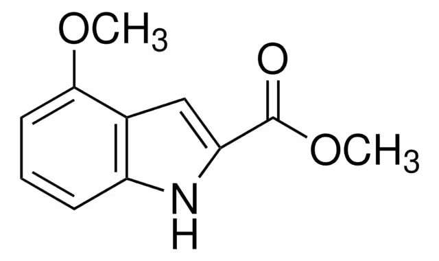 Methyl-4-methoxyindole-2-carboxylate structure, CAS 111258-23-2