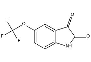 5-(Trifluoromethoxy)isatin structure, CAS 169037-23-4