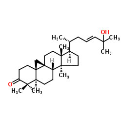 25-Hydroxycycloart-23-en-3-one structure, CAS 148044-47-7