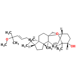 5,19-Epoxy-25-methoxycucurbita-6,23-dien-3-ol structure, CAS 81910-39-6