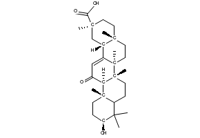 22-Hydroxy-3-oxoolean-12-en-29-oicacid structure, CAS 144629-84-5