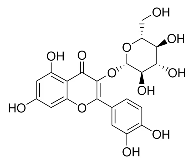 Isoquercitrin structure, CAS 482-35-9