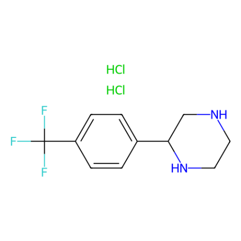 2-(4-Trifluoromethyiphenyl)-piperazinehydrochloride structure, CAS 1171352-39-8