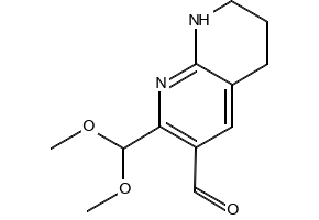 5,6,7,8-tetrahydro-1,8-naphthyridine-2-carbaldehyde structure, CAS 204452-93-7