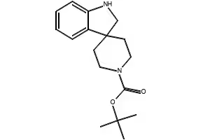tert-butylspiro[indoline-3,4'-piperidine]-1'-carboxylate structure, CAS 180465-84-3