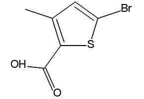 5-bromo-3-methylthiophene-2-carboxylicacid structure, CAS 38239-45-1