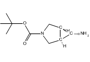 trans-tert-butyl6-amino-3-azabicyclo[3.1.0]hexane-3-carboxylate structure, CAS 273206-92-1