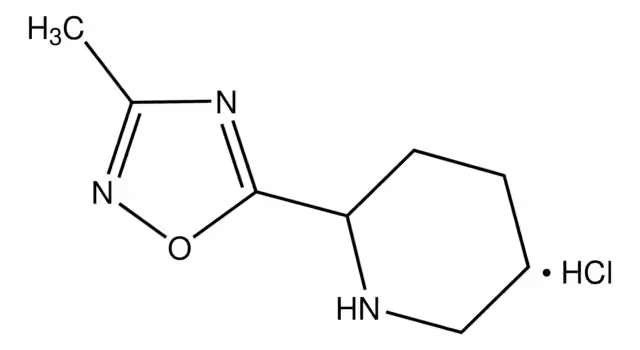 5-methyl-3-(piperidin-3-yl)-1,2,4-oxadiazole structure, CAS 895573-64-5
