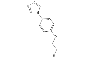 4-(2-(2-bromoethoxy)phenyl)-4H-1,2,4-triazole structure, CAS 1223748-41-1