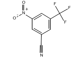3-Cyano-5-nitrobenzotrifluoride structure, CAS 20566-80-7