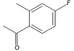 4'-Fluoro-2'-methylacetophenone structure, CAS 446-29-7