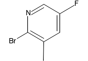 2-Bromo-5-fluoro-3-methylpyridine structure, CAS 38186-85-5