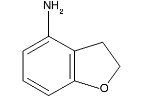 2,3-Dihyro-4-benzofuranamine structure, CAS 61090-37-7