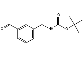 tert-Butyl3-formylbenzylcarbamate structure, CAS 170853-04-0