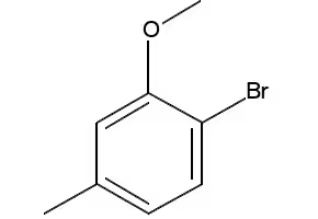 2-Bromo-5-methylanisole structure, CAS 95740-49-1