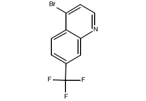 4-Bromo-7-(trifluoromethyl)-quinoline structure, CAS 89446-67-3