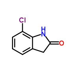 7-Chloro-2-oxindole/7-chloro-1,3-dihydro-2H-indol-2-one structure, CAS 25369-33-9