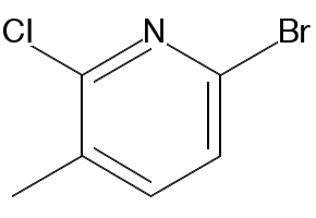 2-chloro-3-bromo-6-methylpyridine structure, CAS 185017-72-5