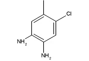 1,2-Diamino-4-chloro-5-methylbenzene structure, CAS 63155-04-4