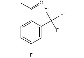 4-Fluoro-2-(trifluoromethyl)acetophenone structure, CAS 208173-21-1