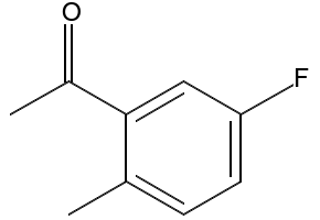 5-fluoro-2-methylacetophenone structure, CAS 29427-49-4