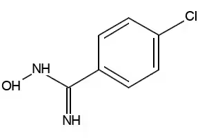 4-Chloro-N-hydroxybenzenecarboximidamide structure, CAS 5033-28-3