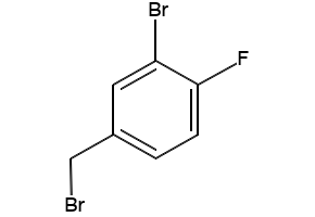3-Bromo-4-fluorobenzylbromide structure, CAS 78239-71-1