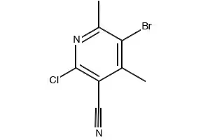 2-chloro-4,6-dimethylnicotinonitrile structure, CAS 14237-71-9