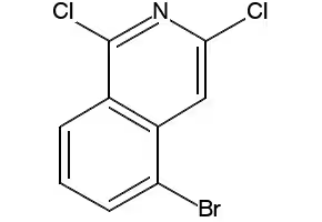 1,3-Dichloro-5-bromoisoquinoline structure, CAS 1215767-89-7