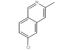 3-chloro-6-methylisoquinoline structure, CAS 1259224-12-8