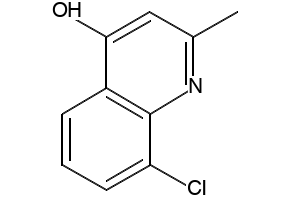 8-chloro-2-methylquinolin-4-ol structure, CAS 5236-87-3