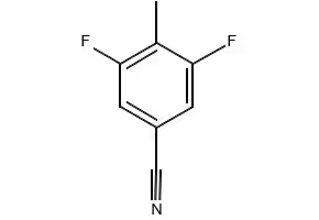 4-Cyano-2,6-difluorotoluene structure, CAS 170572-50-6