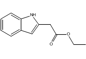 ethyl2-indoleacetate structure, CAS 33588-64-6
