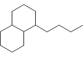 1-Butyldecahydro-naphthalene structure, CAS 92369-80-7