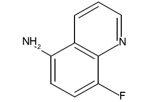 8-fluoroquinolin-5-amine structure, CAS 175229-87-5