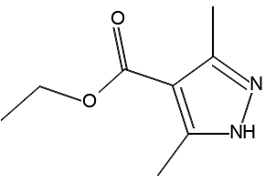 3,5-Dimethylpyrazole-4-carboxylicacidethylester structure, CAS 35691-93-1