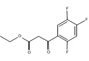 Ethyl-2,4,5-trifluorobenzoylacetate structure, CAS 207226-37-7